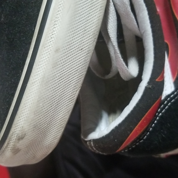 Vans Mens Flame Old Skool Black with yellow sz. 12 - Picture 12 of 16